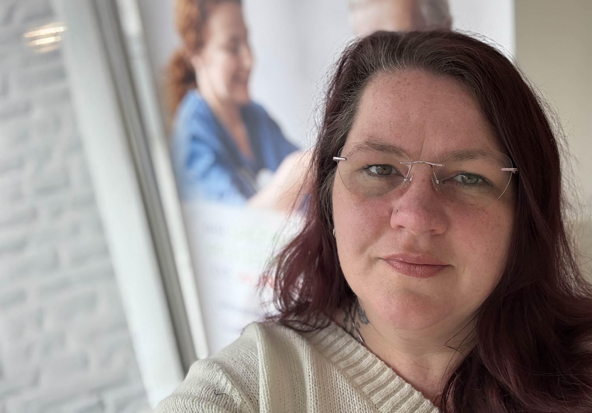 Jana Stumpf, die neue Pflegedienstleitung bei dermacon seit 07.02.2025